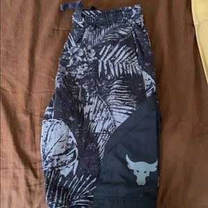 UA project rock shorts sz. M